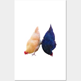 Two Chicken Friends Posters and Art